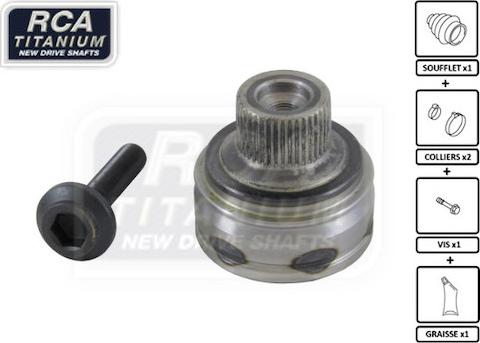 RCA France AA91 - Шарнірний комплект, ШРУС, приводний вал autocars.com.ua