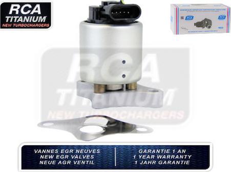 RCA France EGRCA20 - Клапан повернення ОГ autocars.com.ua