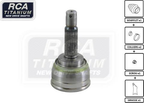 RCA France MI01 - Шарнірний комплект, ШРУС, приводний вал autocars.com.ua
