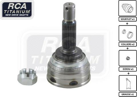 RCA France MI13 - Шарнірний комплект, ШРУС, приводний вал autocars.com.ua