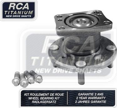RCA France RCAK1043 - Комплект підшипника маточини колеса autocars.com.ua