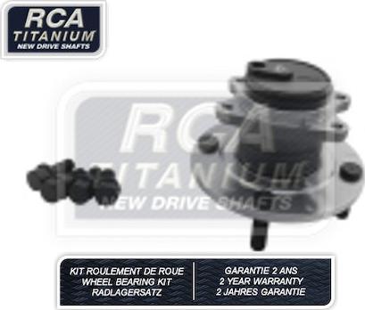 RCA France RCAK1064 - Комплект підшипника маточини колеса autocars.com.ua