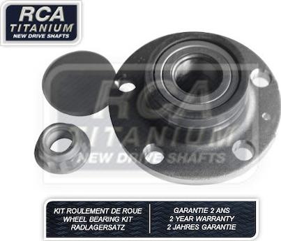RCA France RCAK1101 - Комплект підшипника маточини колеса autocars.com.ua