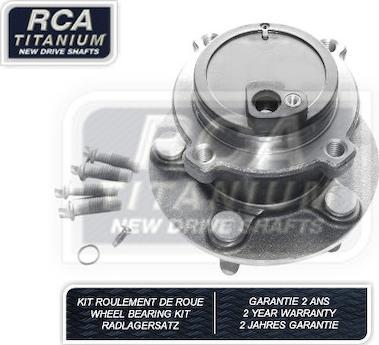 RCA France RCAK1103 - Комплект підшипника маточини колеса autocars.com.ua