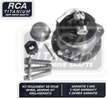 RCA France RCAK1104 - Комплект підшипника маточини колеса autocars.com.ua