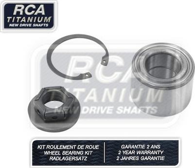 RCA France RCAK1105 - Комплект підшипника маточини колеса autocars.com.ua