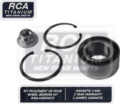 RCA France RCAK1123 - Комплект підшипника маточини колеса autocars.com.ua