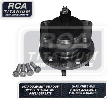 RCA France RCAK1166 - Комплект підшипника маточини колеса autocars.com.ua