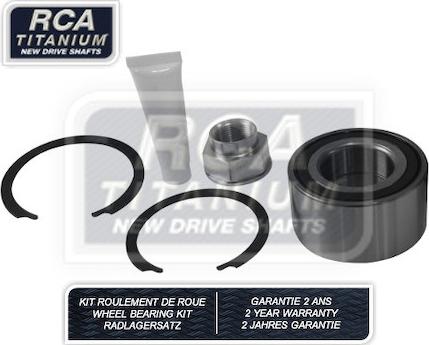 RCA France RCAK1131 - Комплект підшипника маточини колеса autocars.com.ua