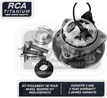 RCA France RCAK1142 - Комплект підшипника маточини колеса autocars.com.ua