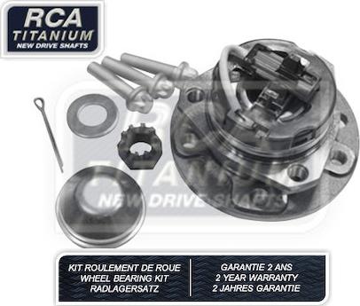 RCA France RCAK1145 - Комплект підшипника маточини колеса autocars.com.ua