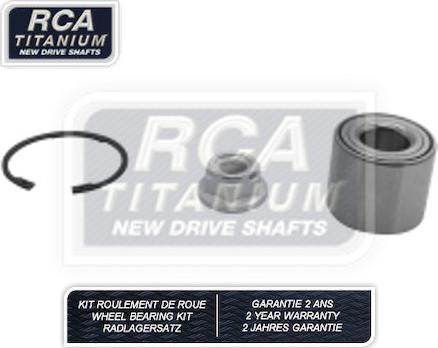 RCA France RCAK1153 - Комплект підшипника маточини колеса autocars.com.ua