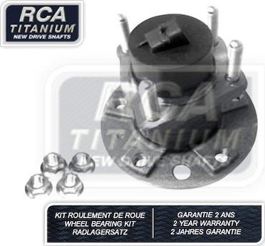 RCA France RCAK1157 - Комплект підшипника маточини колеса autocars.com.ua