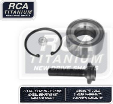 RCA France RCAK1160 - Комплект підшипника маточини колеса autocars.com.ua