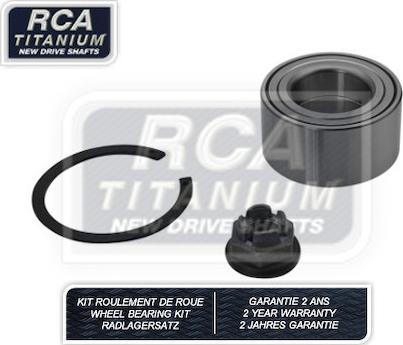 RCA France RCAK1164 - Комплект підшипника маточини колеса autocars.com.ua