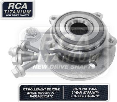 RCA France RCAK1196 - Комплект підшипника маточини колеса autocars.com.ua