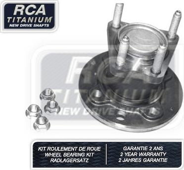 RCA France RCAK1200 - Комплект підшипника маточини колеса autocars.com.ua