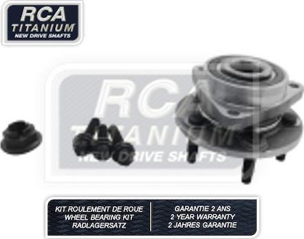 RCA France RCAK1243 - Комплект підшипника маточини колеса autocars.com.ua