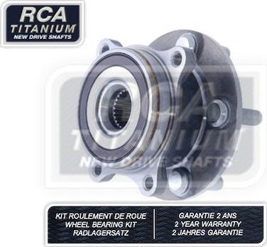 RCA France RCAK1247 - Комплект подшипника ступицы колеса autodnr.net