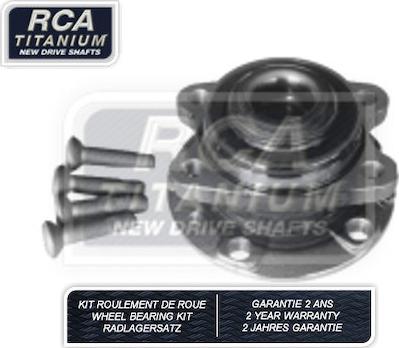 RCA France RCAK1263 - Комплект підшипника маточини колеса autocars.com.ua
