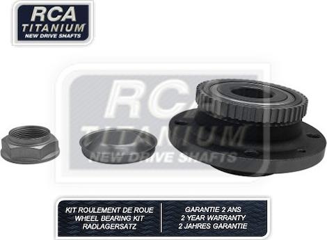 RCA France RCAK1306 - Комплект підшипника маточини колеса autocars.com.ua