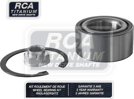 RCA France RCAK1355 - Комплект підшипника маточини колеса autocars.com.ua