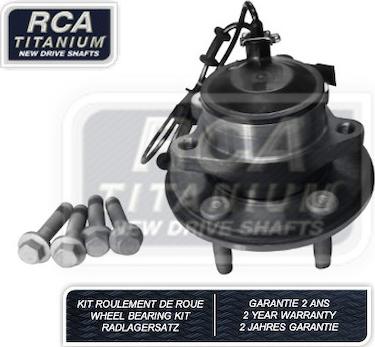 RCA France RCAK1370 - Комплект підшипника маточини колеса autocars.com.ua