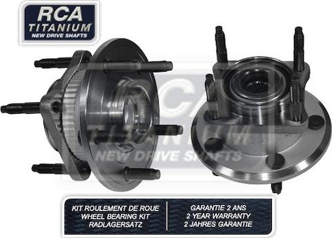 RCA France RCAK1374 - Комплект підшипника маточини колеса autocars.com.ua