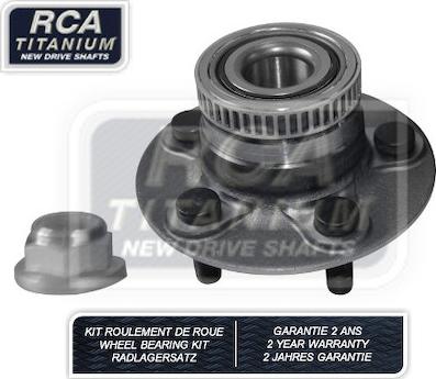 RCA France RCAK1412 - Комплект підшипника маточини колеса autocars.com.ua