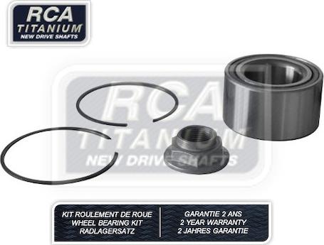 RCA France RCAK1420 - Комплект підшипника маточини колеса autocars.com.ua