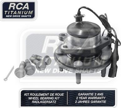 RCA France RCAK1473 - Комплект підшипника маточини колеса autocars.com.ua