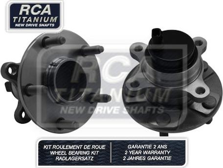 RCA France RCAK1532 - Комплект підшипника маточини колеса autocars.com.ua