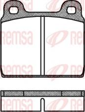 Remsa 0002.20 - Тормозные колодки, дисковые, комплект avtokuzovplus.com.ua