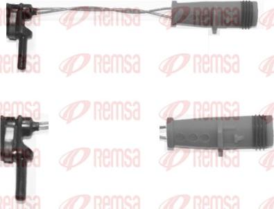 Remsa 001123 - Сигнализатор, износ тормозных колодок autodnr.net
