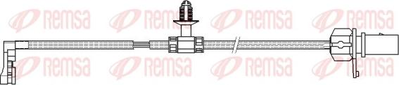 Remsa 001166 - Сигналізатор, знос гальмівних колодок autocars.com.ua