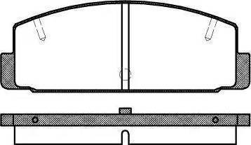 Intelli D222E - Тормозные колодки, дисковые, комплект avtokuzovplus.com.ua