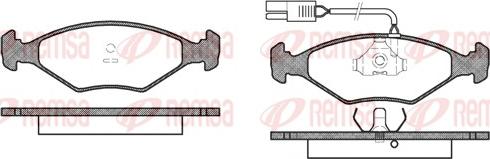 BENDIX 571449 - Гальмівні колодки, дискові гальма autocars.com.ua