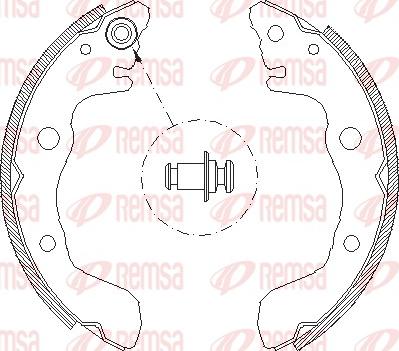 Remsa 4009.00 - Гальмівні колодки autocars.com.ua