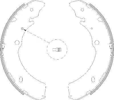 Alpha Brakes HST-IS-009 - Комплект гальм, барабанний механізм autocars.com.ua