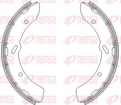 Remsa 4313.01 - Гальмівні колодки autocars.com.ua