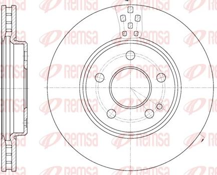 Remsa 61029.10 - Тормозной диск avtokuzovplus.com.ua