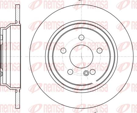 Remsa 61033.00 - Гальмівний диск autocars.com.ua