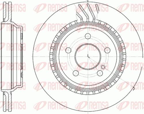 Remsa 61072.10 - Тормозной диск avtokuzovplus.com.ua