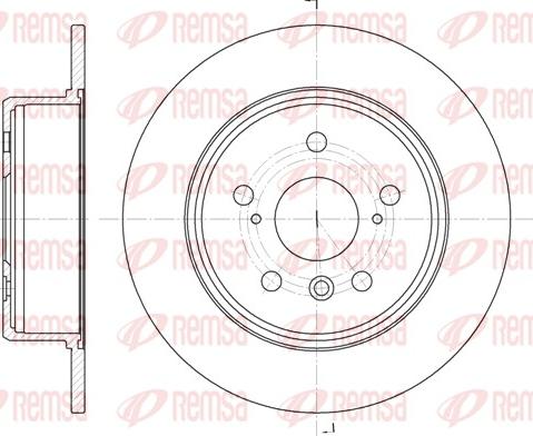 Roulunds Rubber WD00671 - Гальмівний диск autocars.com.ua