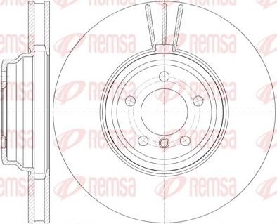 Remsa 61132.10 - Тормозной диск avtokuzovplus.com.ua