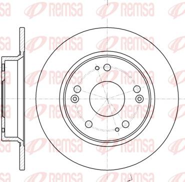 Remsa 61175.00 - Тормозной диск autodnr.net