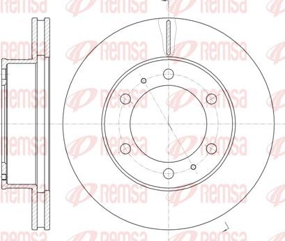 Remsa 61205.10 - Тормозной диск avtokuzovplus.com.ua