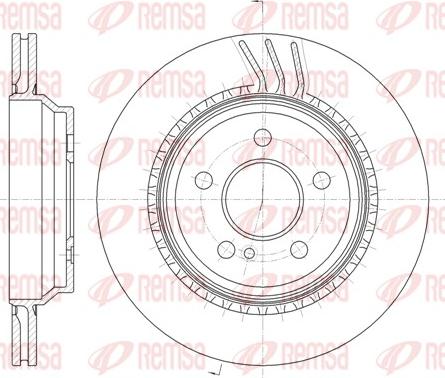 Remsa 61296.10 - Тормозной диск avtokuzovplus.com.ua