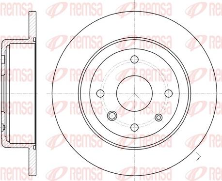 Remsa 61321.00 - Тормозной диск avtokuzovplus.com.ua