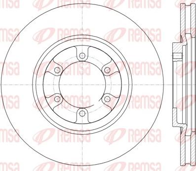 Remsa 61366.10 - Тормозной диск autodnr.net